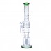 Clover Glass - 19" Multi Chamber Apple Perc Straight Water Pipe Clover Glass 19 Inch Multi Chamber Apple Perc Straight Water Pipe