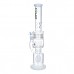 Clover Glass - 19" Multi Chamber Apple Perc Straight Water Pipe Clover Glass 19 Inch Multi Chamber Apple Perc Straight Water Pipe