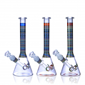Clover Glass - 10" Artful Mosaic Design Beaker Water Pipe
