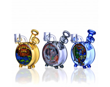 Clover Glass - 5" 420 Time Keeper Stopwatch Water Pipe