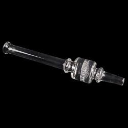 7'' Honeycomb Perc Clear Nectar Straw - [FTCHP0009]