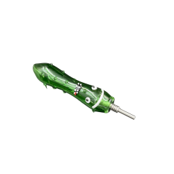 4" Pickle Man Nectar Collector with Quartz Tip - [FTCHP0114]