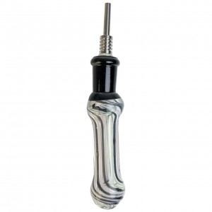 3.5'' 2 Color Swirl Nectar Collector - 10MM Female [SB2720] 