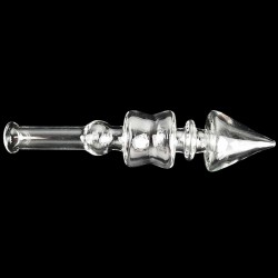 5.5'' Clear Glass Nectar Straw [SKGA606] 