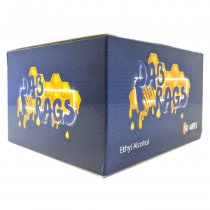 Dab Rags Ethyl Alcohol 50-Ct Wipes Display [DR50CT]