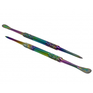 Rainbow Wax Dab Tool Without Silicone Tips - (Pack of 10) [ST024-RS] [FTDAB00030]