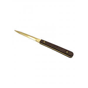 6.3" Fancy Dabber With Wood Handle - [WSG714]