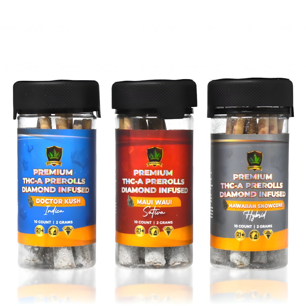 Crownzen Premium Diamond Infused THC-A Prerolls 2g Crownzen Premium Diamond Infused THC-A Prerolls 2g