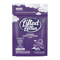 Lifted Lollies Cannabinoid Infused Adult Suckers 50g/ Bag - 5ct/ 10pk Display