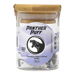 Panther Puff THC-A Snow Exotic Flower 3.5g - White Snow/ Hybrid