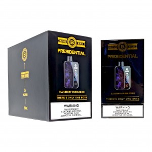 Bossbar Presidential 18000PF Dual Mode Disposable 20ml w/ HD Screen - 5ct Display