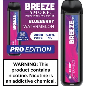 Breeze Smoke Pro Edition 6ml 2000 PF 5% Nicotine Disposable [10ct Display]