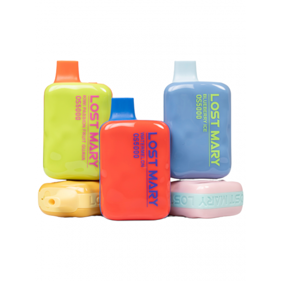 Lost Mary by Elfbar Rechargeable Disposable Pod 13ml 5% 5000 Puffs - (Display of 10) Lost Mary by Elfbar Rechargeable Disposable Pod 13ml 5% 5000 Puffs - (Display of 10)