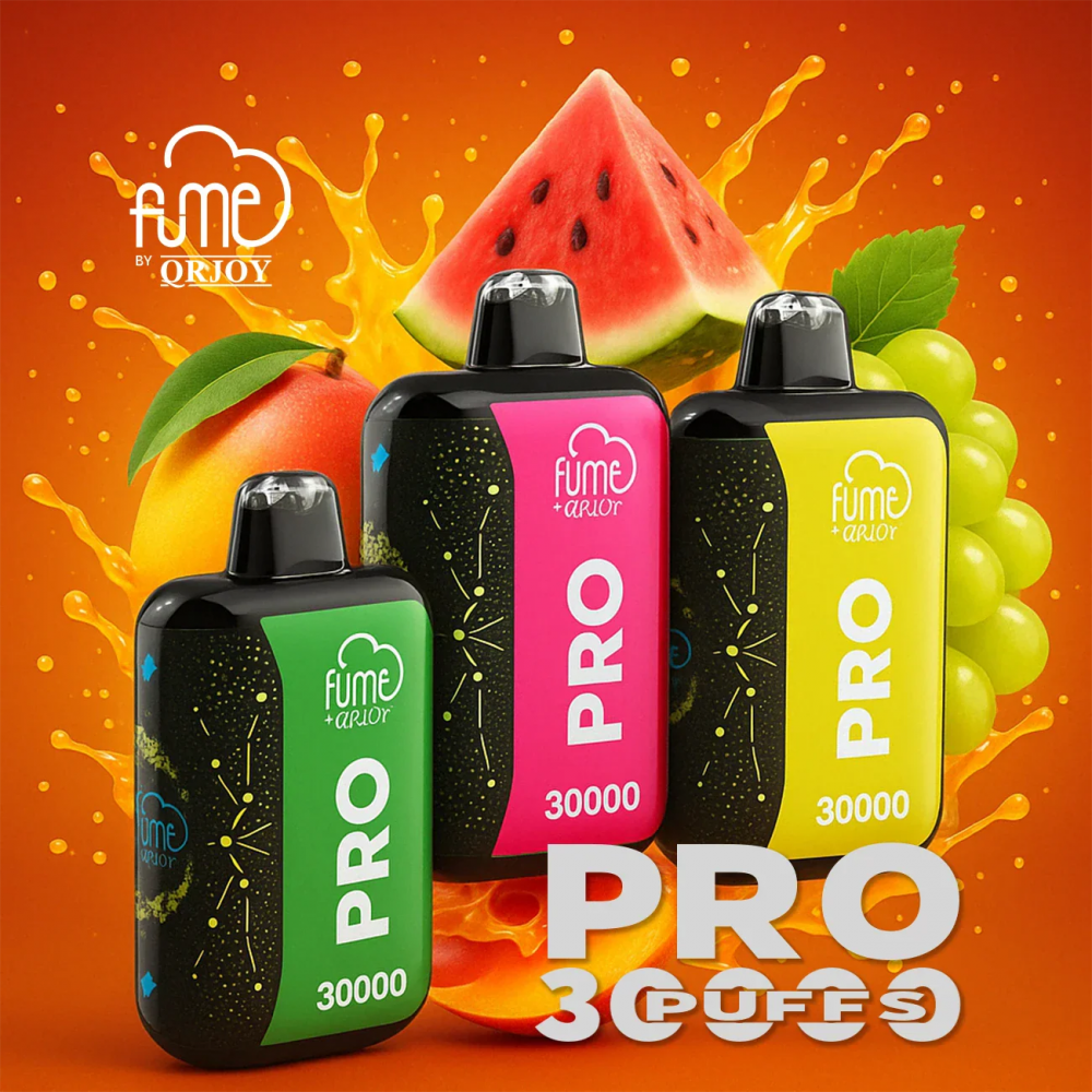 Fume Pro 30K Single-Use Vape 5‑Ct Display – Dual Mode, HD Screen Fume Pro 30K Disposable Vape by ORJOY – 5 Pack Display