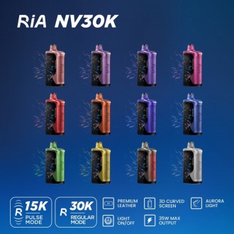 RIA NV30K By Geek Bar 30K Puffs 15ML Disposable Vape - 5ct Display*