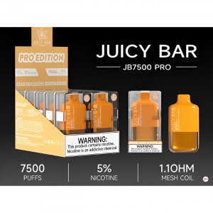 Juicy Bar Pro 7500 Puffs 5% Disposable - 10ct Display**