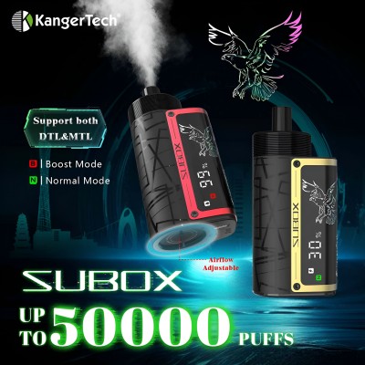 KangerTech  Subox 50,000 Puffs Disposable Vape - 5ct Display