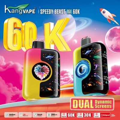 Kangvape Speedy Beast X 60,000 Puffs Disposable Vape - 5ct Display*