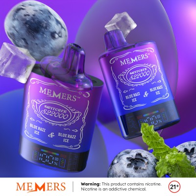 MEMERS Switcher S22000 Puffs Disposable Vape w/ Swichable Lid - 5ct Display*