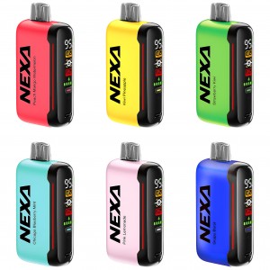 NEXA N20000 Disposable 20000 Puffs w/ Dual Mesh coil & Mega screen -  5ct Display