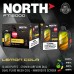 North FT12000 15ml Prefilled Nic Salt 12000PF Crown Airflow Dial Disposable Vape - 10ct Display*