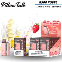 Pillow Talk 13ML 8500 Puffs 550mAh Prefilled NiC Salt Disposable Vape w/ Screen - 10ct Display [PTLK85PF]
