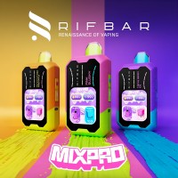 RIFBAR Mixpro 40,000 Puffs Disposable Vape w/ Triple Mesh Coil - 5ct Display