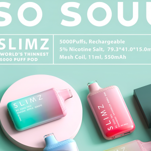 So Soul Slimz Rechargeable | Disposable Pod 11ml 5% 5000pf - 10ct Display [SSSRDP]