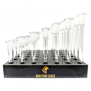 High Point Glass - 18/14mm Down Stem - 6 Each Size / Length - 3"/3.5"/4"/4.5"/5"/5.5"/6" Display of 42 - [DS4HPG]