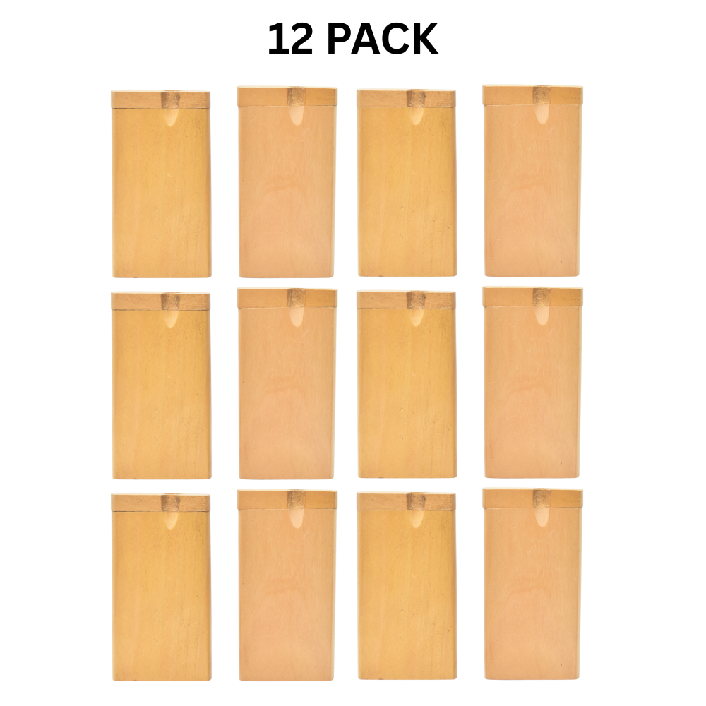 4 Inch Lightwood Dugout with One-Hitter Bat