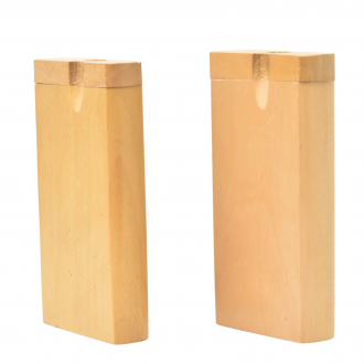 4" Lightwood Dugout Set – Custom Engraved | 12-Pack