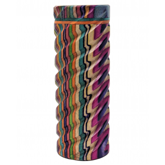 Round Dug Out With Carved Design [DUG]