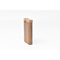 4" Dark Wood Dugout – Custom Engraved Logo & Design