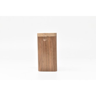 4" Dark Wood Dugout – Custom Engraved Logo & Design