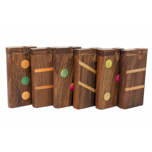 4'' Wooden Dugout - Assorted designs [RKDUG0001]