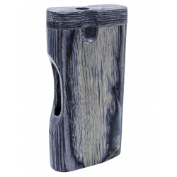 4'' Side Window Cut Black Wood Dugout [TR1L] 