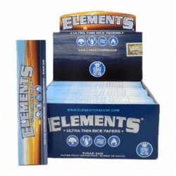 Elements Ultra Rice Paper King Size Slim - Display Of 50 Pack