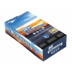 Elements Perfect Fold Ultra Rice Rolling Papers 1 1/4 Size - Display of 25 Pack