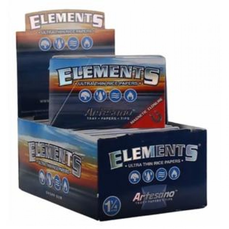 Elements Artesano 1 1/4 Size Rolling Paper - (Display Of 15) Elements Artesano 1 1/4 Size Rolling Paper - (Display Of 15)