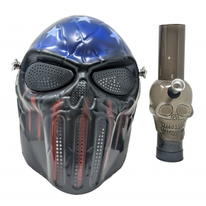 Character Gas Mask In Gift Box W/ Acrylic Pipe - [GM-PIL1]