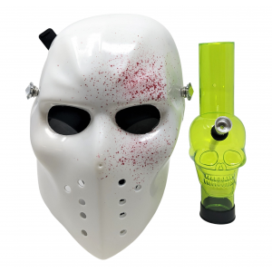 Character Gas Mask In Gift Box W/ Acrylic Pipe - [GM-PIL2]