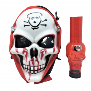 Character Gas Mask In Gift Box W/ Acrylic Pipe - [GM-PIL5]