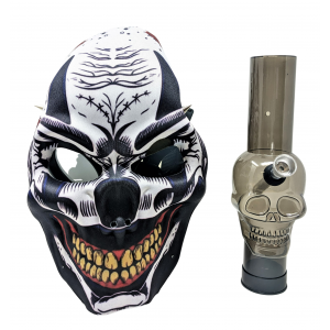 Character Gas Mask In Gift Box W/ Acrylic Pipe - [GM-PIN5]