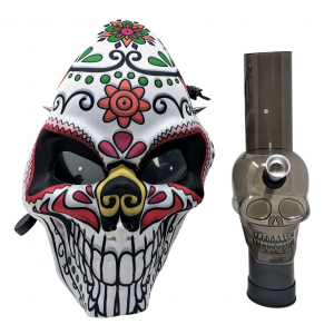 Character Gas Mask In Gift Box W/ Acrylic Pipe - [GM-PIN8]