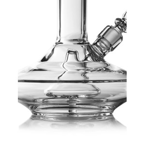 8" GRAV Small Wide Base Clear Beaker Water Pipe - [32Q.0]