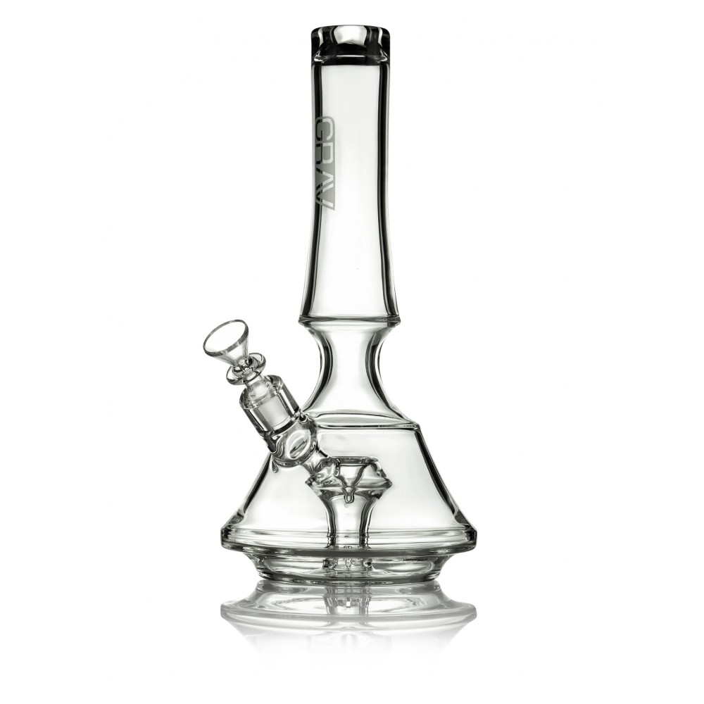 13" GRAV Empress Built-In Perc Neck Pinch Beaker Water Pipe - [38E.0]