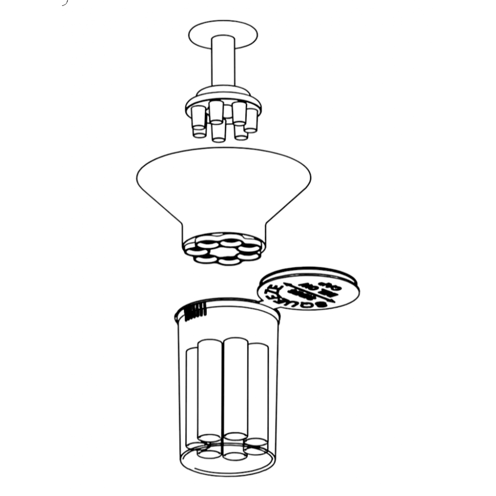 GRAV® FillYourOwn Glass Joint 7Pack Filling System [GJ.FYO.FS]