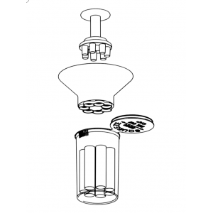 GRAV Fill-Your-Own Glass Joint 7-Pack Filling System - [GJ.FYO.FS]