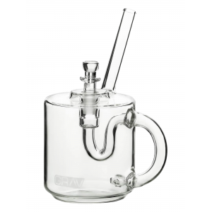 GRAV® Coffee Mug Pocket Bubbler Hand Pipe (Clear) - [PBCM.0]