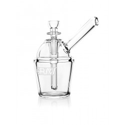 GRAV® Slush Cup Pocket Bubbler Hand Pipe (Clear) - [PBSC.0]